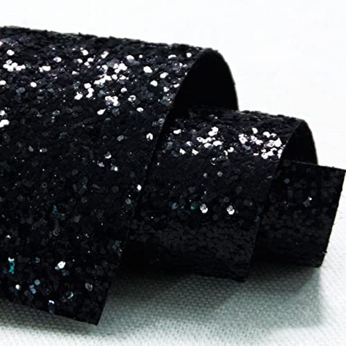 Läufer für Hochzeiten, Pailletten Gangläufer für Hochzeit Glitzer Hochzeit Teppich Läufer Paillettenteppich, Glitzernder Teppich Deko Bodenläufer für Party, Glitzer, für Hochzeit, Gehweg (Schwarz)