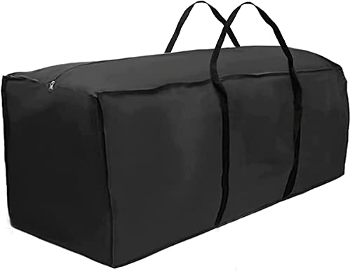 LIROPAU Aufbewahrungstasche Schutzhülle, Gartenauflagen, Polsterauflagen Schutzhülle, Wasserdicht, UV-Beständiges, 210D Oxford Gewebe Aufbewahrungstasche für Weihnachtsbaume (122×39×55cm)