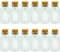 12 Pcs Small Glass Bottles With Cork Lids, Miniature Potion Bottles For Diy Crafts, Wedding Party Decoration