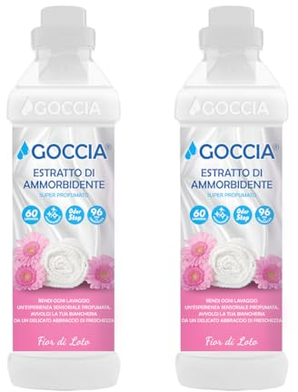 GOCCIA AMMORBIDENTE - 900 ml FIOR DI LOTO PACK 900 ml X 2