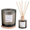 AVA & MAY Norway Home Fragrance Set – veganes Set mit Duftstäbchen und Duftkerze – 1 x Norwegen Diffuser und 1 x Norwegen Kerze mit hochwertigem Duftöl