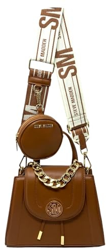 Steve Madden Bremmy Crossbody Bag (True Cognac), True Cognac, Einheitsgröße