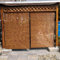 ORANGES Bambusrollo Raffrollo Sichtschutz Wetterfest Outdoor Bambus Rollo Jalousine Schilf Vorhang Breite x Höhe 90x140cm 130x250cm 120x160cm 140x210cm für Restaurant Fenster Balkon Wanddekoration