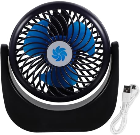 IMIKEYA geräuscharmer Lüfter Mini- aa- batterien Tischventilator porzellanteller weiß zum bemalen beim the summe leiser tragbare Kühlbox Tischlüfter einstellbar Kühler