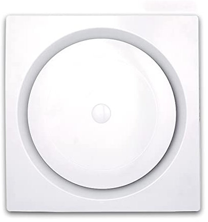 ventilador Ventilador de ventilación tipo techo 30 × 30 CM Ventilador de ventilación silencioso potente for el hogar Ventilador de escape de techo empotrado, 30W, 35dB, blanco / plateado ventilador de