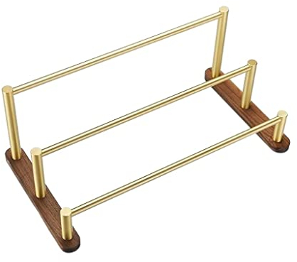 Generisch Porte-Serviettes Porte-Serviettes Multicouche Porte-Serviettes Mural 3 Barres Porte-Serviettes de Salle de Bain Pour Salle de Bain et Cuisine Porte-Serviettes Porte-Serviettes/58Cm (48Cm)