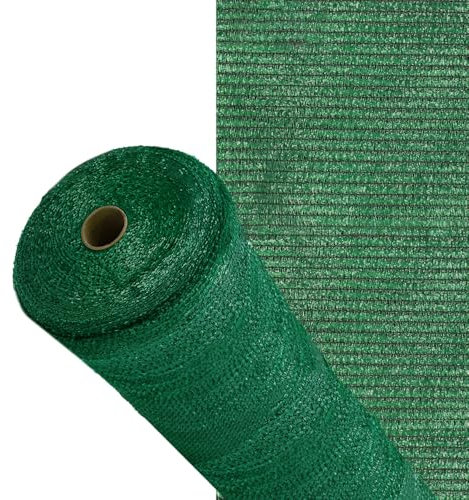 SATURNIA Malla Sombreo Rollo 1,0 x 10 Metros, Reduce Radiación, Protección Jardín y Terraza, Regula Temperatura, Color Verde Claro