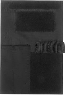 OCP Militärisches Logbuch-Cover,Taktik Outdoor Armee-Taktisches Notizbuch,Notizbuch-Kartentasche Book Cover,Armee-notizbuchhalter, 5,9x8,5zoll (Schwarz, 5,9x8,5zoll)