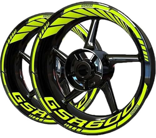FGRggds Für Suzuki GSR600 Radaufkleber Aufkleber GSR 600 Logo-Set(005)