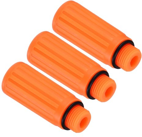 PATIKIL 3 piezas Tapón de llenado de aceite del compresor 15.5mm amarillo | de aire, Tapón de ventilación de respiradero de aceite de repuesto, para compresor de aire común