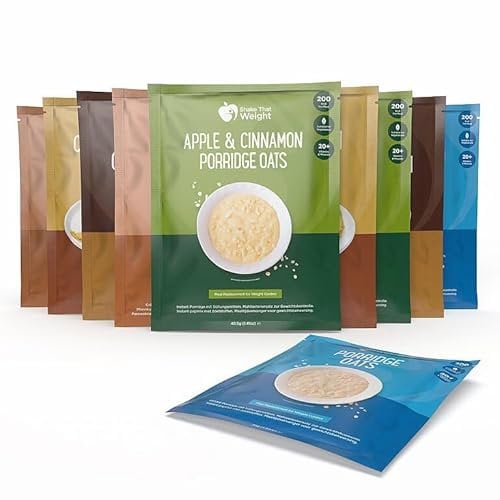 Shake That Weight - Variety Breakfast Bundle - 10 Meals, High Protein, High Fibre, Low Calorie, 20+ Vitamins & Minerals, Meal Replacement for Weight Loss