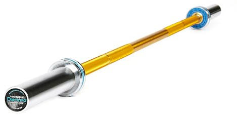 Diamond Technische Langhantelstange 7,5 kg aus Aluminium, belastbar bis 50 kg, für Hantelscheiben mit Bohrung 50 mm, für Didaktik Weightlifting, Cross-Training, Fitnessstudio, Stärke und Ausdauer