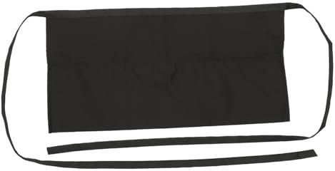 GRIRIW Kochschürze Für Damen Mit Taschen Kurzschürze Verstellbare Taillenschürze Für Restaurant Und Atmungsaktiv Und Für Küchenpersonal