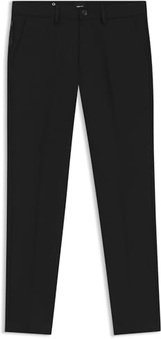BOSS Mens P-Kaiton1-Zip Slim-fit Trousers in a Cotton Blend