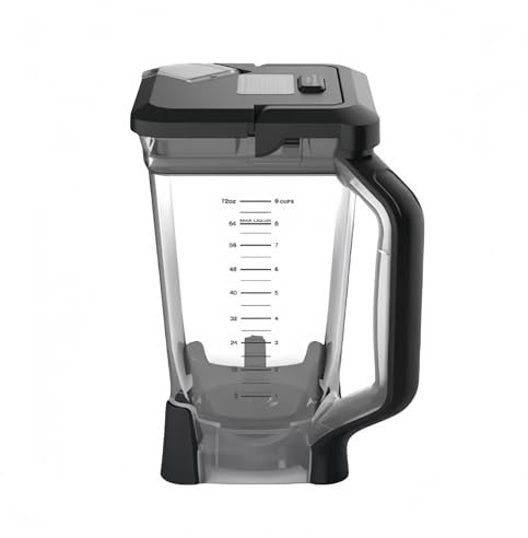mhddhd 72 oz BPA-Free Blender Lid or Pitcher with Lid, Compatible with Ninja BN751, BN800, BN801 Blenders - Replacement Container Jar Cup(72 oz Blender Pitcher with Lid)