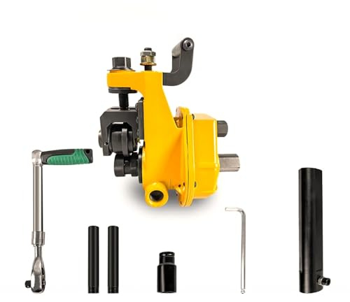 Toplionace Rainureuse Manuelle pour Tubes de 50 à 165mm, Presse à Bords Réglable en Profondeur en ACier Inoxydable, Portable