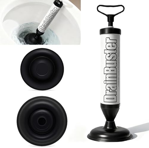 Desatascador Ventosa, Desatascador Tuberias Manual De Vacío De Alta Succión, émbolo para Limpiar Tuberías Bloqueadas en Baños y Aseos Domésticos, limpia todos los atascos y obstrucciones