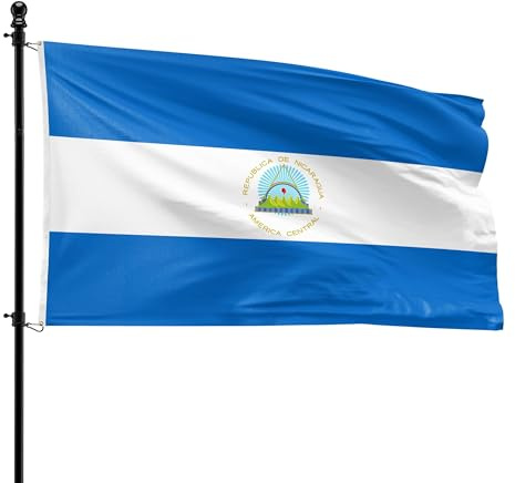 VlagDirect - Bandera Nicaragua - Bandera Nicaragua - 90x150cm