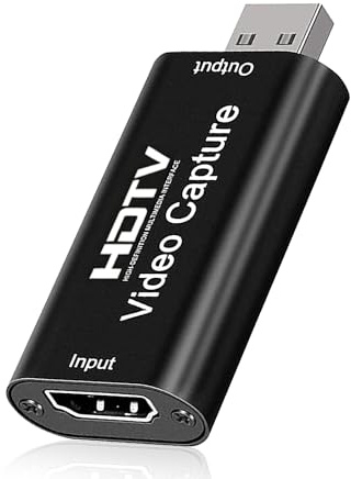 Capturadora Video Hdmi, USB a hdmi Vídeo Game Capture 1080P Transmisión, capturadora Video para Juegos, Transmisión, Enseñanza, Videoconferencia