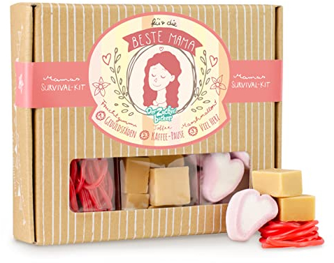 Mamas Survival Kit - Süßigkeiten Geschenkbox für die Beste Mama