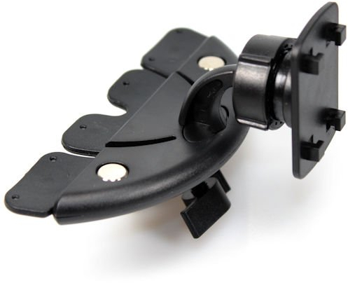 AutoScheich® CD DVD Schlitz Navi Halter Halterung für Becker active.6 active.5 CE LMU transit.5 Assist 7934 Falk Medion 4 Krallen Loch GPS Monitor DVD Player Kamera