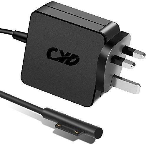 CYD 36W Laptop Charger Compatible for Microsoft Surface Charger Pro 3 Pro 4 Pro 5 Windows i5 i7 2017 Model 1625, 5.25Ft(1.6m) Extra Power-AC-Adapter-Cord