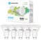 Aigostar GU10 LED Kaltweiß 8W LED Leuchtmittel， Glühbirnen 640 Lumpe 6500K， Abstrahlwinkel 100-120 Grad， Kaltweiss Lampe Strahler Flimmerfrei nicht Dimmbar Reflektorlampe 5er-Pack