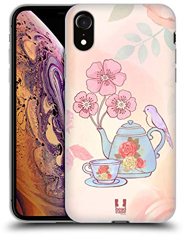 Head Case Designs Tee & Blumen Lieblicher Frühling Gel Handyhülle Hülle [Militärischer Schutzgrad] Kompatibel mit Apple iPhone XR