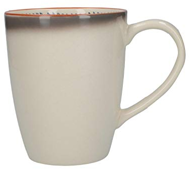 CREATIVE TOPS Becher, Tasse Drift Ombre für 450ml Creme grau Keramik
