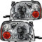 Halogen Scheinwerfer Set H4 für Navara Pick Up (D22) Bj. 01.97->>