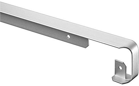 Jonction d'angle en Aluminium Gris pour Plan de Travail - Profil de Finition Facile à Poser