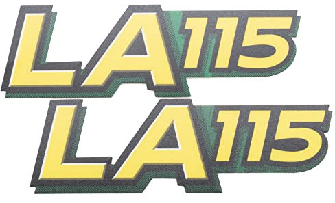 John Deere LA115 Lot de stickers pour capot inférieur pour tracteurs LA115 GX22694