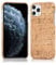 NALIA Coque en Liège Compatible avec iPhone 11 Pro, Slim Cork Hardcase Mince Housse Protection Rigide Nature, Dure Cover Bois Anti-Choc Wood Case Design Bumper Etui Protege, Motiv:Light Cork