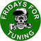 Fridays for Tuning Auto Aufkleber mit Kolben Skull Schädel - Petrolhead - Fuck You Greta Aufkleber - es reicht Autoaufkleber Tuining Sticker Autotuning CO 2 Skandal