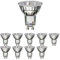 ledscom.de 10 Stück GU10 LED Leuchtmittel, PAR16, weiß (4000 K), 2,1 W, 206lm, 118°, Reflektorspiegel (silber)