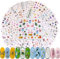 PHOGARY 60 Sheets Flower Nail Decals (Wasserrutsche Nagelaufkleber) für Frauen Mädchen Gel Nails Art Design - Flower Butterfly Flamingo Blätter Katze Boho Spitzenmuster gemischt, über 1000 Stück