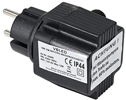 VBLED Außen Steckernetzteil Netzteil Konstantspannung 12V AC 12W IP44…