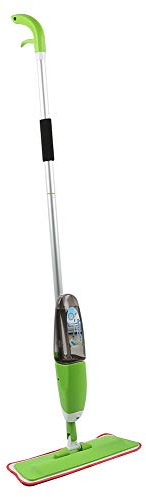 Balai Lave Sol 2 en 1 Serpillière Plates avec Vaporisateur 500ML Balai Serpillère Spray (Vert)