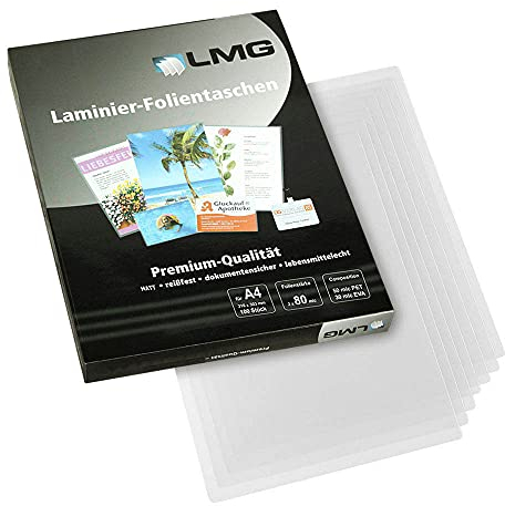 LMG Laminierfolien matt 80 mikron A4