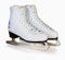 Rengzun Schlittschuhe Damen Kinder Eiskunstlauf Schlittschuhe Weiß Warmes Futter Eislaufschuhe mit Edelstahlkufen Ice Skates für Einsteigerinnen Größe 40
