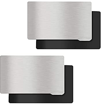 KOYOFEI 2PCS Resin 3D Drucker Plattform, Bauplatte und Magnetblech, Flexibles Stahlplatten Flexbett für Anycubic Photon Mono X, Mono X 6K, M3 Plus, Saturn S 3D Drucker 202 x 128 mm