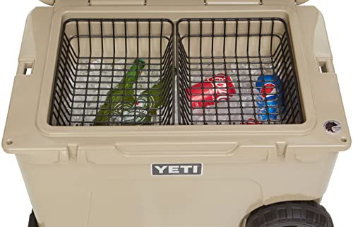 YETI 2-Pack Cooler Basket for Tundra Haul, Double Cooler Rack with Dry-Goods Storage