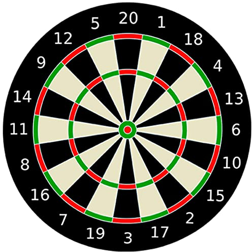 Tortenbild essbar Dartscheibe rund in verschiedenen Größen Tortenaufleger Dart (∅ 18 cm)