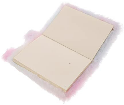 STOBOK Plush Rabbit Notebook Mini Notebook with Lock and Keys Fuzzy Bunny Writing Book Fluffy Diary Cartoon Notebook Girl Note Book Secret Notebook Plush Secret Diary Student Hairy