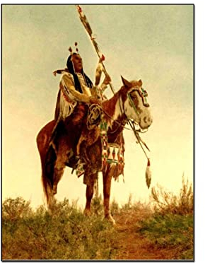 Leinwand Bilder Groß Wohnzimmer poster & kunstdrucke American Indian Chief Wand Bilder Cheyenne Indian Ann Warrior Wand Bilder Vintage Knight Poster Leinwand Kunstdruckee Wanddekor 50x70cm Ungerahmt