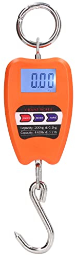 Digitale Hängewaage Digitale Kranwaage Tragbare Mini-Hängewaage Elektronische Hakenwaage Tragbare Digitalwaage Mit LCD-Bildschirm Kofferwaage Digital mit Haken Gepäckwaagen für Reisen