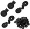ertlutw Clips für Sonnensegel Befestigung Sonnensegel, 50 Stück Laufhaken für SonnensegelSpezialclip mit öse für Schattiernetz, Kunststoffclips Schattentuch Clips Gartenblumenpflanzen Rasenschatten.