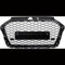 Auto Griglie Anteriori Radiatori per Audi A3/S3 8V 2017-2020, Griglia Paraurti Anteriore ​Radiatori Nido D'Ape Grille Aspirazione Hood, Auto Accessori