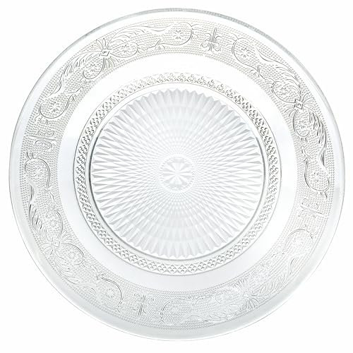 Villa d’Este Home Tivoli Lot de 3 assiettes de service Ø 33 cm en verre, Imperial