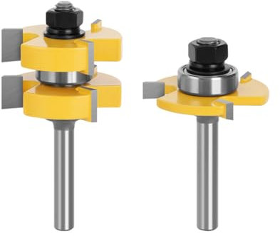Fresa Per Mortasa E Tenone A Tre Denti Da 8 Mm, Taglierina Per Pannelli, Taglierina Per Pavimenti, Fresa Per La Lavorazione Del Legno